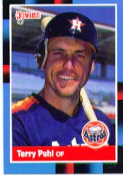 1988 Donruss Baseball Cards    533     Terry Puhl